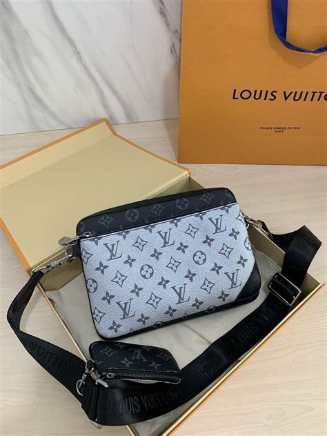 louis vuitton trio messenger blue|louis vuitton trio messenger white.